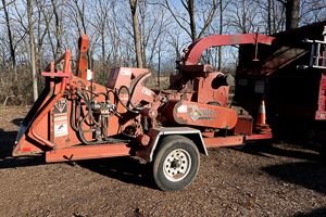 Morbark brush chipper